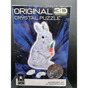 3D Crystal Puzzle Bunny 43-Piece Set Ages 12+ By BePuzzled